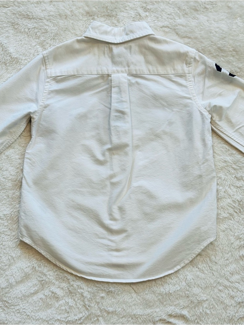Polo Ralph Lauren Toddler Boys Big Pony Banner Stripe Oxford Shirt White #3 3T - Picture 7 of 8